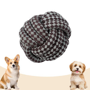 Commercio all'ingrosso della fabbrica Pet poliestere corda giocattoli caratteristiche interattive per la formazione di resistenza per la pulizia dei denti cani da masticare - Product Image 1