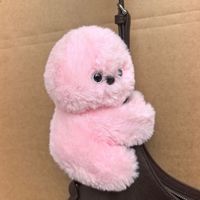 Robot en peluche mignon et discret, compagnon émotionnel, pendentif de sac en peluche