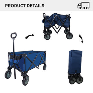 Garantía de calidad, venta al por mayor, carrito de playa para acampar, carrito de playa plegable para bebés - Product Image 4