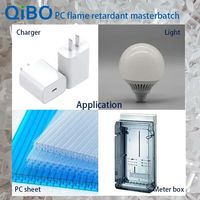 FCA-107 ignifuge en silicone sans fluorure avec carbone pour le traitement de l'eau en feuilles de polycarbonate
