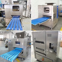 240v Entièrement Automatique Hot Dog Pizza Bun Pâte Pain Cutter Diviseur Rounder et Moulder Making Machine
