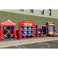 Vente de jeux de carnaval gonflables en plein air 4 en 1