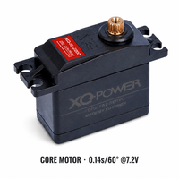 Servomoteur numérique étanche 15 kg à couple élevé XQ-S3115M, engrenage métallique, 180 degrés, pour avion RC, vente en gros usine, 4.8-7.3V