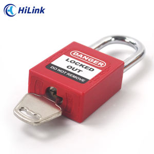Candados de Seguridad HiLink LOTO con Llave Igual, Grillete de Acero ABS de 38 mm, Color <span class=keywords><strong>Rojo</strong></span>, Dispositivo de Bloqueo del Fabricante - Product Image 2