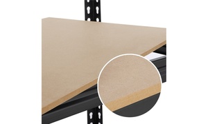 Étagères métalliques réglables en fer robuste avec rivets - Product Image 4