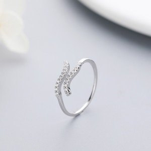 미니멀리스트 쥬얼리 간단한 얇은 조디악 로그인 925 스털링 실버 조디악 stackable - Product Image 3