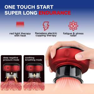 Novos Produtos 2025: Massageador Corporal Elétrico Inteligente com Ventosaterapia, Luz Vermelha e Aquecimento, e Ferramentas de <span class=keywords><strong>Gua</strong></span> Sha - Product Image 4