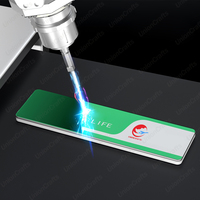 Placa de Identificación Personalizada con Grabado por Sublimación, Broche de Seguridad, Placa de Metal de Aluminio Magnética con Pin