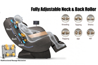 Nouvelle Arrivée Fauteuil de Massage Électrique de Qualité Supérieure à Gravité Zéro avec Airbags Intégrés et Rails Droits Dura Core pour Massage Corporel Complet