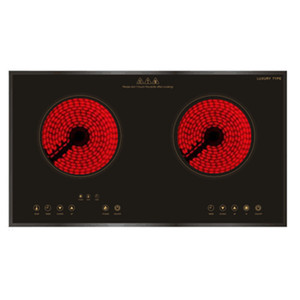 Placa de Cocción Híbrida de Inducción y Cerámica de un Solo Quemador para Uso Comercial, Estufa Eléctrica Integrada de Acero Inoxidable, Alta Eficiencia, Digital - Product Image 1