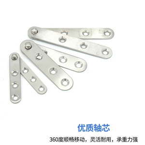 Bisagra para Muebles Zuogang, Acero Inoxidable, Montaje Empotrado, Giratoria 360 Grados, Oculta, para Puerta - Product Image 4