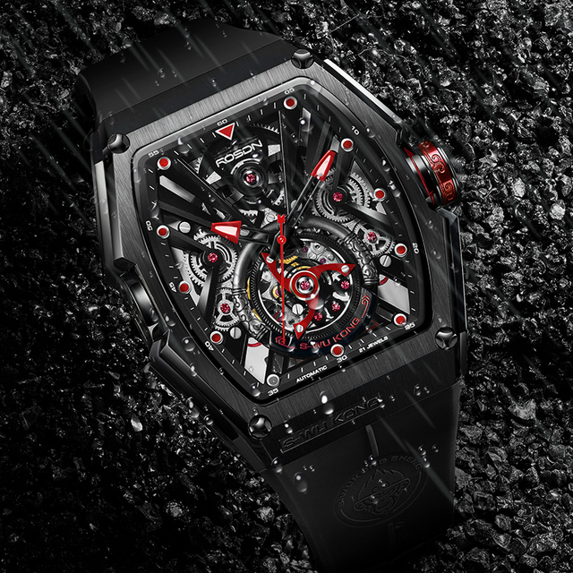 Factory Wholesale Watch Classic Mechanical Automatic Skeleton Watch Relogio Masculino Automatic Mechanical Watch