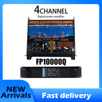 Amplificateur de puissance pour enceintes FP10000q avec dissipateur thermique en cuivre, 4 canaux, 10000 Watts, pour spectacles en direct, DJ professionnel, discothèque, amplificateur professionnel