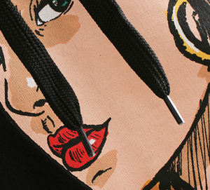 Sweat-shirt à capuche court en coton imprimé avec logo personnalisé OEM pour les femmes de grande taille Crop Top brodé Technique Tissu tricoté d'hiver - Product Image 4