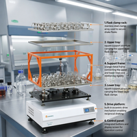 Incubadora Bioquímica Celular de Gran Capacidad, Oscilador Eficiente, Mezclador Agitador Ajustable para Laboratorio