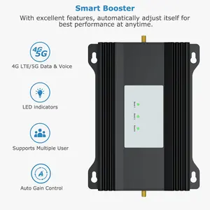 New Cell Phone Signal Booster 5G 4G LTE Mobile Signal Repeater Extender For Band 1 Band 3 Band 8 Network Supports GSM GPRS