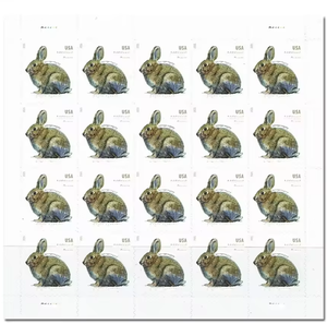 Etiquetas de Sellos Postales 2021, Conejo, Clase I Postal de EE. UU., Pato 2024, Franqueo 2026, 100 Unidades del Reino Unido para Etiquetas de Sellos Postales - Product Image 4