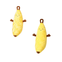 Jouets en peluche banane jaune de dessin animé, amusantes poupées en peluche en forme de fruit, usine de Yangzhou, OEM ODM, cadeaux en peluche personnalisés de haute qualité