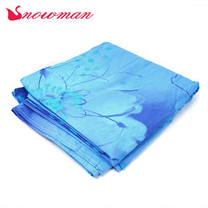 Ropa de cama de sábana superf <span class=keywords><strong>Iber</strong></span> con estampado floral azul personalizado al por mayor - Product Image 1