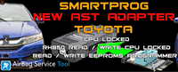 Adaptador SMARTOBD SmartProg para la programación de EEPROM de lectura y escritura del módulo de airbag SRS bloqueado RH850, reparación para Toyota Subaru Ford SRS