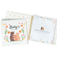 Nouveau record de naissance enfance l'histoire de vous nouveau-né souvenir planificateur bébé ferraille livre ferraille première année mémoire livre organisateur Kit
