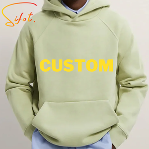 Sifot Vente en gros 100% coton bouffé imprimé 500 gsm Sweat à capuche entièrement lourd Logo personnalisé Broderie - Product Image 1