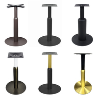 Base de table ronde en métal moderne, pied de table robuste pour table à manger ou table basse, couleur et taille personnalisables