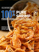 Friandises lyophilisées au krill N4P directement du fabricant, 100g, pour chiens et chats, riches en oméga-3, pour la santé des articulations et de la peau, friandises pour animaux de compagnie