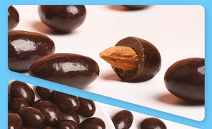 Thiết Kế Mới Kỳ Lạ Snack Halal Sô Cô La Đen Bao Phủ Ngọt Ngào Nuts Hạnh Nhân Sô Cô La Cho Giải Trí Và Quà Tặng - Product Image 2