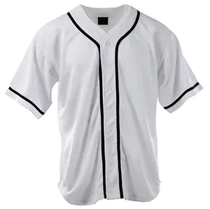 Boş beyzbol forması toptan Tee gömlek serin bankası kısa kollu klasik forması