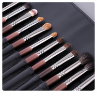 29PCS Kuas Makeup Profesional XGF Bulu Kambing Alami Terbaik Logo Kustom Label Pribadi Set Kuas Makeup Kayu