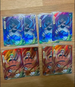 Tarjeta Coleccionable Kayou Capítulo 8 PR, Naruto y Uchiha Sasuke, un Par de Tarjetas con Película Original Nueva Sellada Perfectamente - Product Image 1