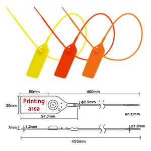 Sceaux en plastique inviolables ZL-450mm, spécialement conçus pour le jardinage, <span class=keywords><strong>la</strong></span> <span class=keywords><strong>banque</strong></span>, <span class=keywords><strong>la</strong></span> logistique, les conteneurs et plus encore - Product Image 4