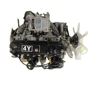 Fabrika kaynağı 4 silindirli motor 4Y yeni komple motor tertibatı Toyota Hiace Hilux taç Van 2.237L