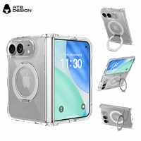 Étui de téléphone antichoc en métal de qualité supérieure pour iPhone 18 Duo avec support rotatif, logo personnalisé et charnière à clipser