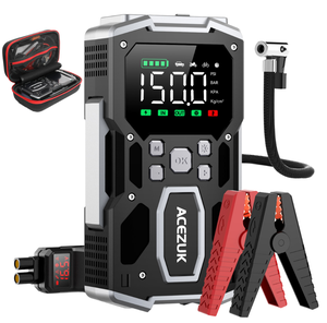 Ad alta potenza <span class=keywords><strong>12V</strong></span> 26800mAh Jump Starter con luce LED batteria al <span class=keywords><strong>litio</strong></span> <span class=keywords><strong>Booster</strong></span> compressore d'aria per autocarro - Product Image 1