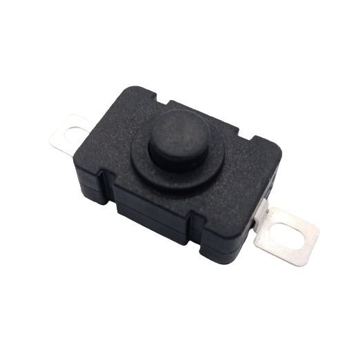 Small Current PB-04 Max 3A 250V 2-Pin ON-OFF(SPST) Mini Self-locking Push Button Switches for DIY SMD Flashlight Small Appliance