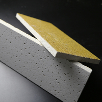 Plaques de plafond en fibres minérales acoustiques, résistantes au feu, perforées