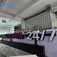 Letras de Canal LED 3D Personalizadas GRANDVIEW |   Letras Luminosas de Acrílico y Metal para Exteriores, Resistentes al Agua |   Garantía de 2 años |   Letreros 24/7
