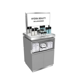 GDR03-CB-09 chăm sóc da phía trước hiển thị truy cập, màu xám hiển thị mỹ phẩm Rack cho cửa hàng bán lẻ trang trí - Product Image 3