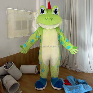 Funtoys profesional personalizado cian <span class=keywords><strong>lagarto</strong></span> mascotas disfraces dibujos animados animales realistas publicidad fiesta <span class=keywords><strong>disfraz</strong></span> para la venta - Product Image 1