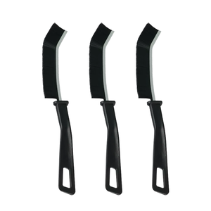 Escova de Limpeza Portátil Preta com Cabo Longo para Limpeza de Frestas e Trilhos de Janelas e Portas - Product Image 1