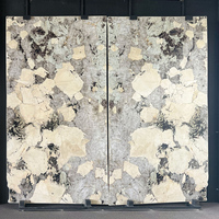 Dalle de marbre Pandora translucide naturel pour mur de fond rétro-éclairé Île de cuisine Comptoir Carreaux de sol Table à manger Escalier