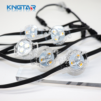 Luces LED de Punto a Todo Color para Exteriores, Impermeables IP67, DC12V, 2 Años de Garantía, Iluminación Navideña para Edificios y Paisajes