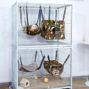 <span class=keywords><strong>Cage</strong></span> à furet Rat lavable hamac suspendu tunnel profond cachette couverture carrée doux cochon d'inde Rat sucre planeur <span class=keywords><strong>Cage</strong></span> à écureuil furet - Product Image 4
