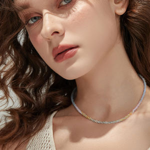 ลูกปัดหินอัญมณีมอร์แกนคลาสสิกหลากสี925เงินสเตอร์ลิง8ตะขอมีเสน่ห์คริสตัลสร้อยคอลูกปัดสำหรับของขวัญทุกเพศ - Product Image 3