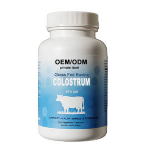 Yüksek mukavemetli ek bağışıklık kas kurtarma destekler glutensiz 50% IgG Unflavored sığır Colostrum kapsül - Product Image 5