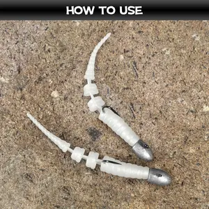 Spinpoler Mini <span class=keywords><strong>leurre</strong></span> de sébaste <span class=keywords><strong>Finesse</strong></span> Ajing ver appât en plastique souple matériel de pêche sur glace basse nageur perche Crappie Ocean Rock - Product Image 4