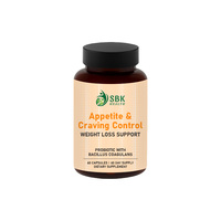 Capsules en gros pour le contrôle de l'appétit chez l'adulte, 100% naturelles, faibles en sucre, sans gluten, complément alimentaire pour la perte de poids et la taille