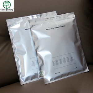 Custom VMPET Material Zipper Top Sealing Bag Low MOQ Children's Rubber Band Socks Underwear Shoes Recyclable Plastic Bags - Product Image 4